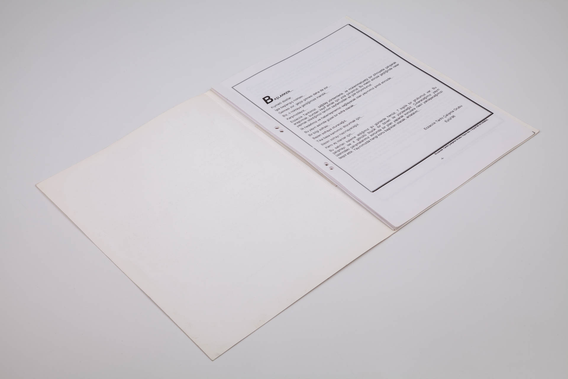 ECZACILIK TARİHİ ÇALIŞMA GRUBU